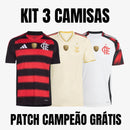 Kit Flamengo 2025 + Patch Campeão Libertadores Grátis
